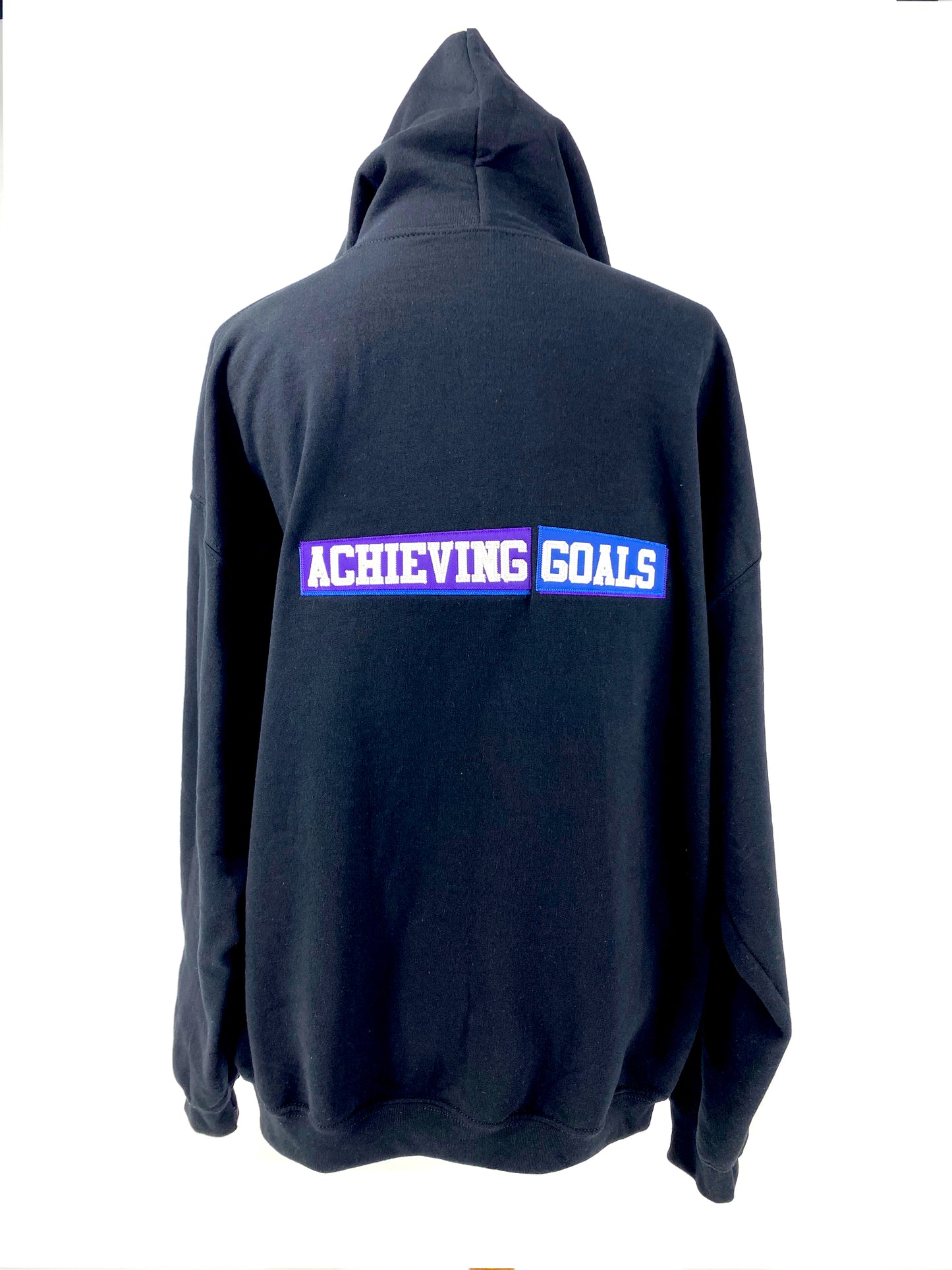 Achieving Goals Black Hoodie | Athletic Apparel | Hoodie For Kids, Youth, Adults