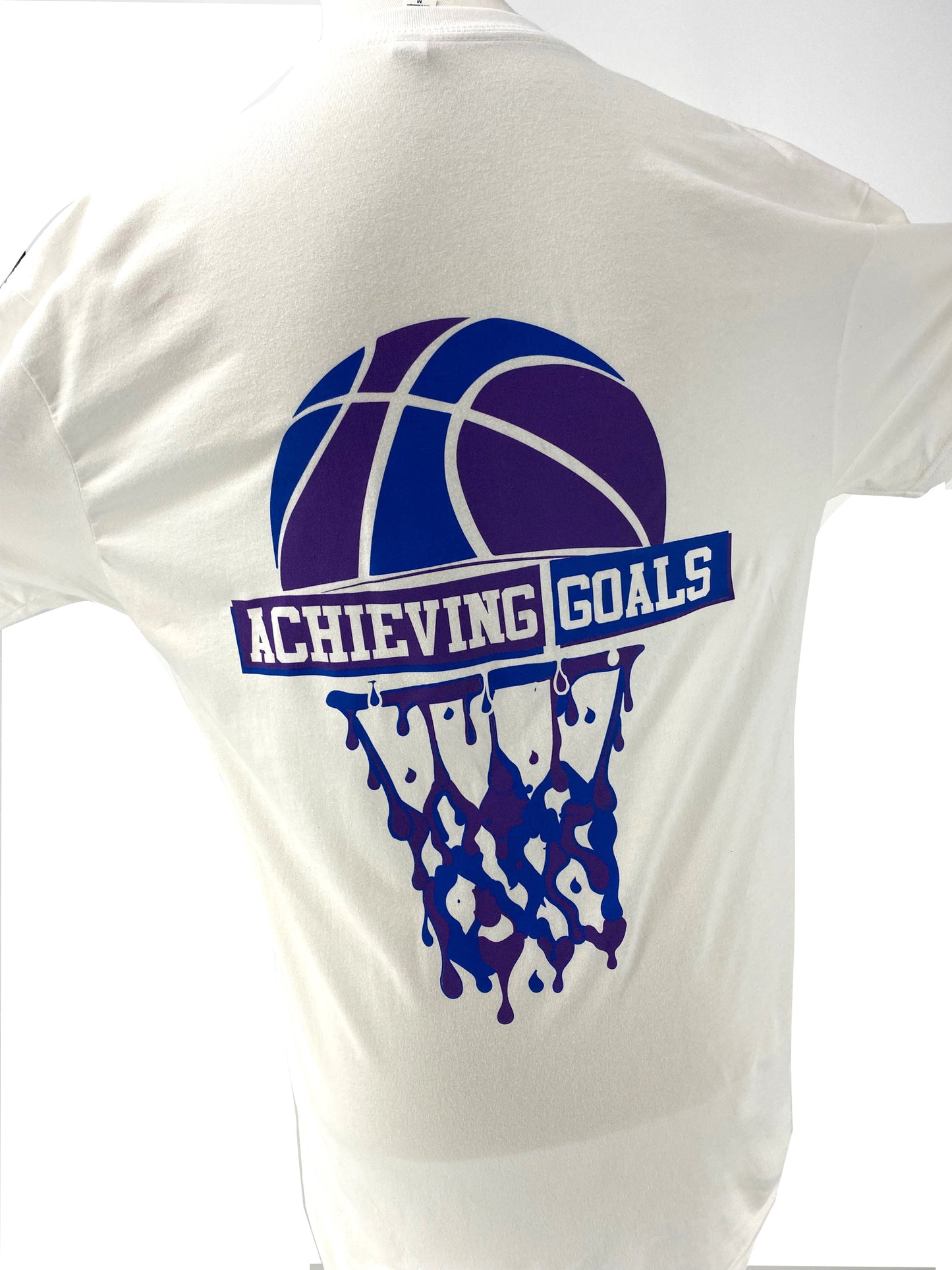 Achieving Goals White T-Shirt | Athletic Apparel | Athlete T-Shirts For Kids, Youth, Adults