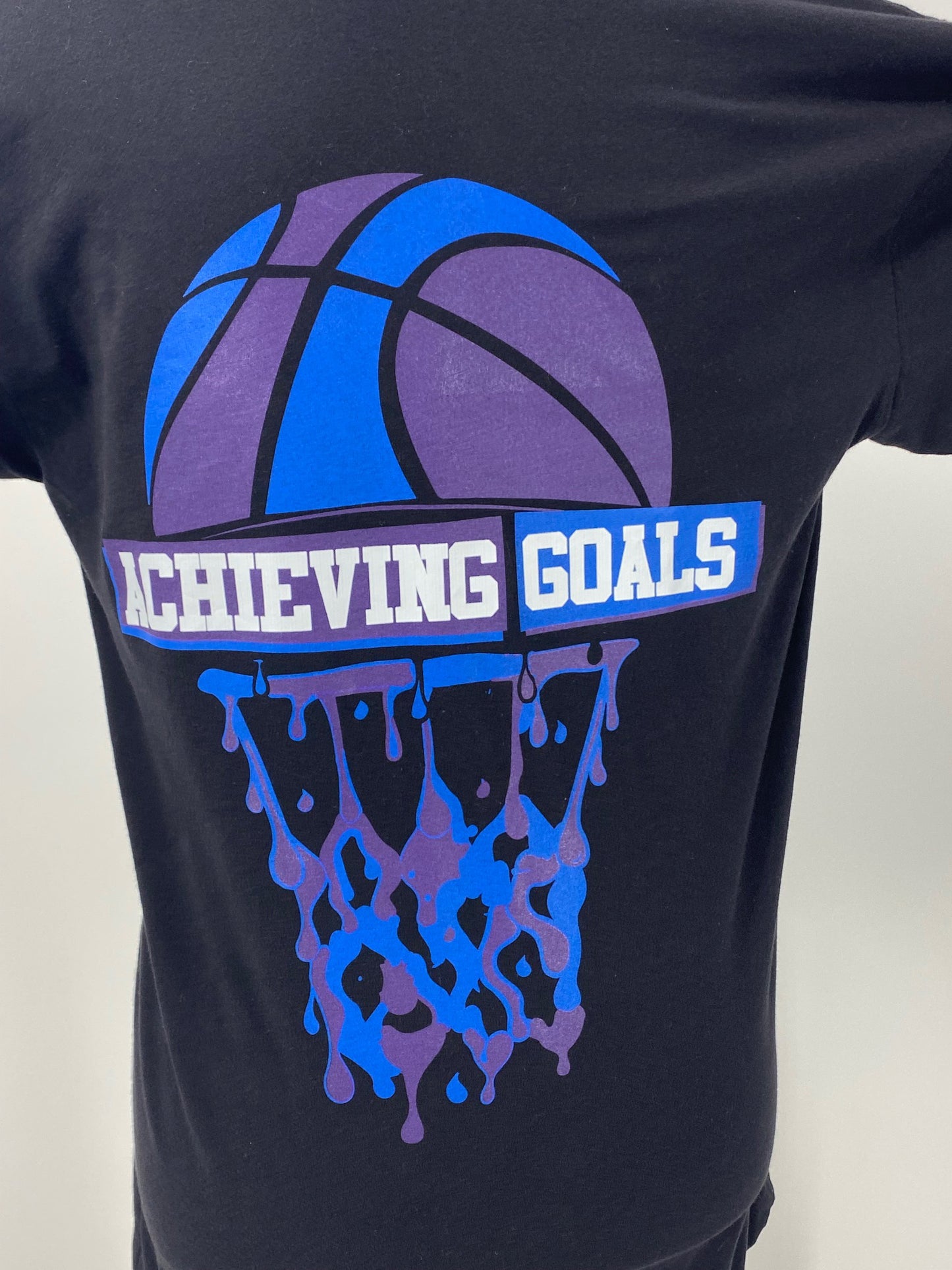 Achieving Goals Black T-Shirt | Athletic Apparel | Athlete T-Shirts For Kids, Youth, Adults